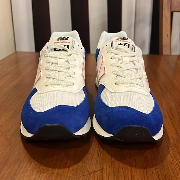 New Balance 574 Shoes Sneakers U574VN2 blue white Mens Size 10